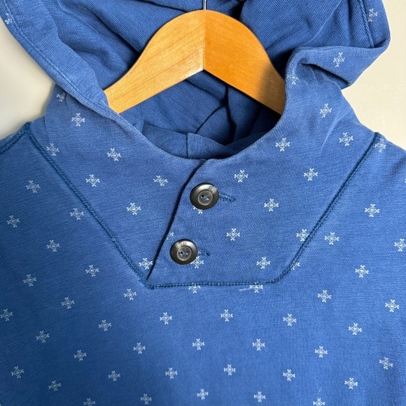 G-Star RAW Originals Women's Long Sleeve Button V-Neck Pullover Hoodie Blue M - Picture 3 of 16